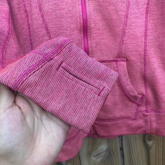 Athleta Strength Hoodie Stripe Size Medium - Picture 3 of 10